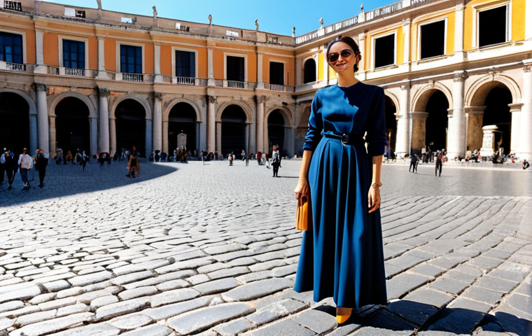 광고홍보사와 브랜드 광고 캠페인 성공 사례 - Social Media Influencer**

"A stylish Italian woman, a social media influencer, fully clothed in fas...
