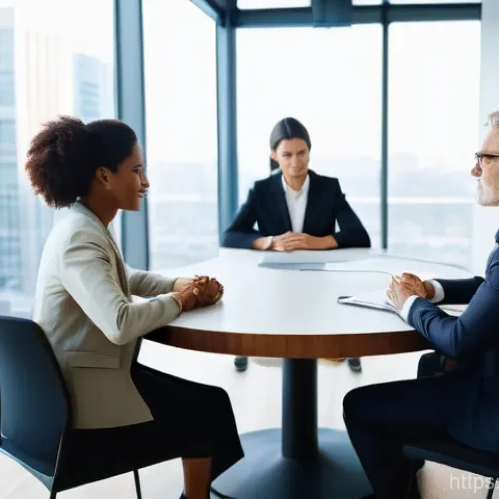 광고홍보사 협상 스킬 - **Prompt 1: Collaborative Understanding in Negotiation**
    "A diverse group of three professionals...