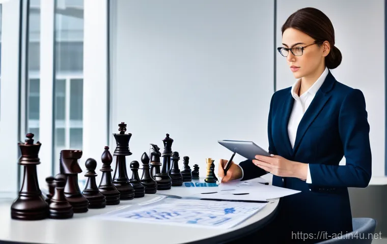 광고홍보사 협상 스킬 - **Prompt 1: Collaborative Understanding in Negotiation**
    "A diverse group of three professionals...