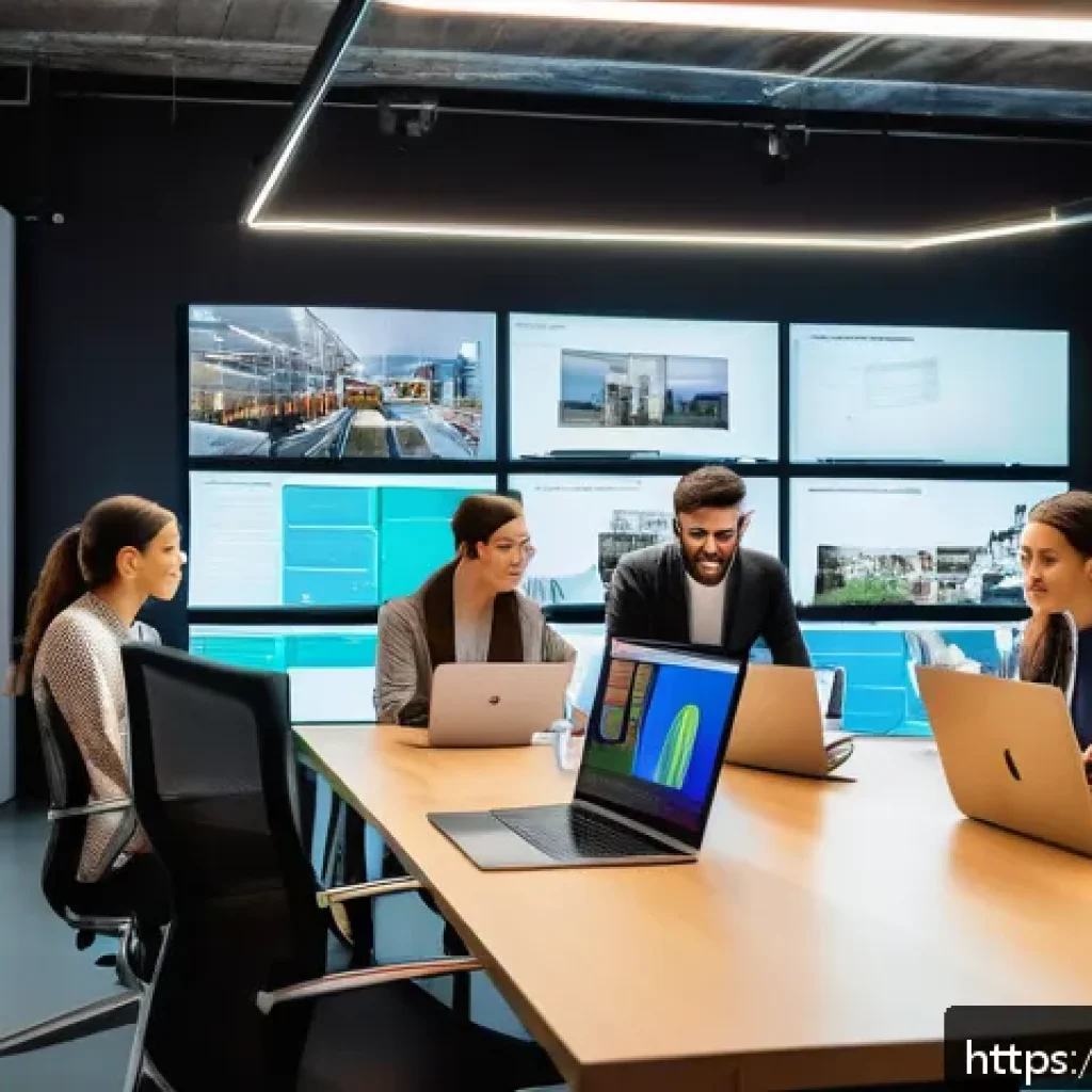 광고홍보사와 제품 광고의 감정적 요소 - A vibrant digital marketing office scene in Milan, Italy, showing a diverse team of young profession...