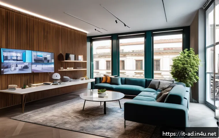 광고홍보사와 새로운 광고 매체 탐구 - A modern digital advertising agency office in Milan, Italy, bustling with young professionals using ...